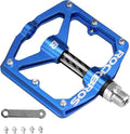 Rock BROS Mountain Bike Pedals Flat Bicycle Pedals 9/16 Lightweight Road Bike Pedals Carbon Fiber Sealed Bearing Flat Pedals for MTB