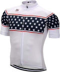Cycling Jerseys Men Bicycle Short Sleeve Summer Shirt Bike Biking Tops Riding Clothing Flag