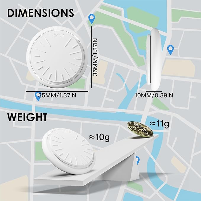 GPS Tracker for Vehicles - Hidden Tracking Devices for Cars, GPS Tracker for Vehicle No Monthly Fee, Car Tracker Device with Real-Time Location, Compact Tracker Device, Work with iOS and Android