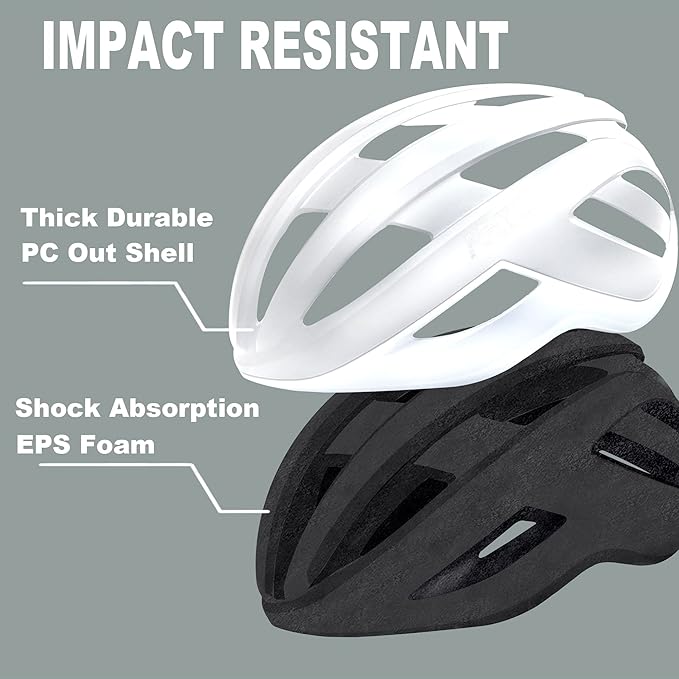 Bike Helmet for Adults-Removable Liners & Size Adjustable- Road Bicycle Helmets in Mountain, for Youth & Adult Men and Female