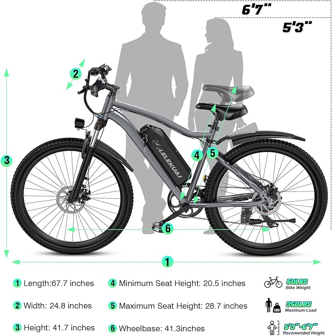 Electric Bike for Adults and Teens, 520W-560W Motor, 20-24MPH, 32 Miles Range, 48V 10Ah Battery, 3-Level Pedal Assist, 14" Foldable Mini Electric Bicycle, UL 2849 Certified
