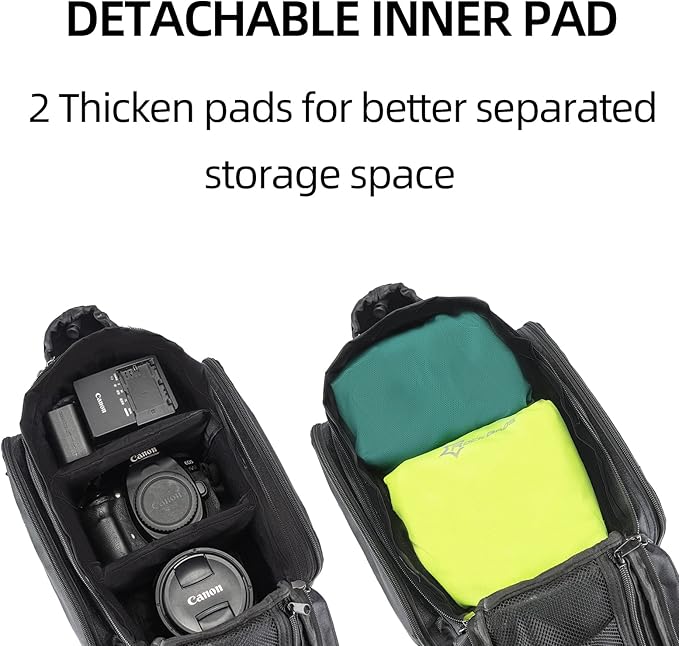 ROCKBROS Bike Trunk Bag 13L-25L Bike Rear Rack Bag Bike Cargo Rack Bag Rear Rack Carrier Bag