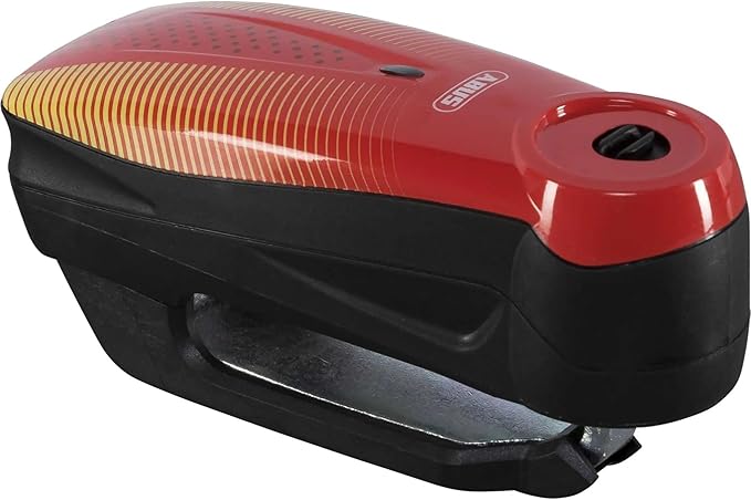 ABUS 7000 RS 1 Sonic Red - Heavy Duty Disc Lock with Alarm Sound Red