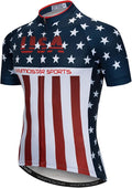 Cycling Jersey Mens Road Bicycle Clothing Summer Short Sleeve Breathable Cycling Tops