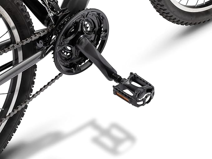 Schwinn Basic Composite Bike Pedals, Black, Set of 2, Lightweight, with Reflectors, Fits 1/2" or 9/16" Cranks, Molded Surface Pegs for Grip, Easy Installation, Replacement Bike Pedals