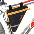 MOOCY Bike Bag, Bicycle Frame Bag,Cycling Accessories Pack for Phone, Wallet, Keys, Tools, Use for Road Bike MTB Commute Bicycle Bike Accessories