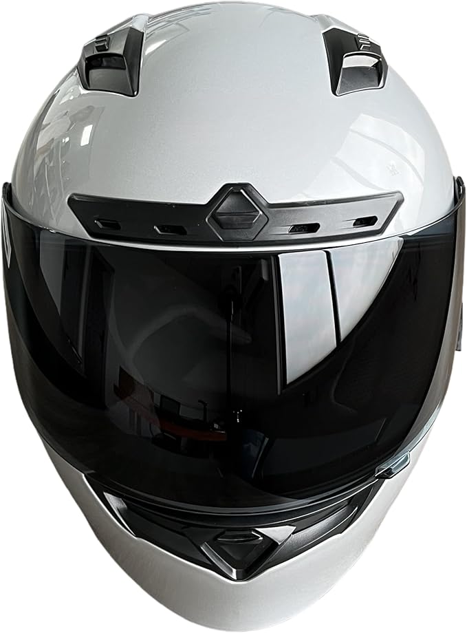 Qualifier DLX Helmet Visor,UV Protection Motorcycle Helmet Face Shield Compatible with Bell Qualifier DLX Mips/Qualifier/Star/Vortex/RS-1/RS-2/Revolver(Light Black)