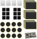40 Pcs Bike Tire Repair Kit Includes 36 Pieces Glueless Bike Tube Patches Bicycle Tire Patch Kits Metal Rasp Puncture Patches Kit for Motorcycle BMX Cycling MTB Road Mountain Bikes
