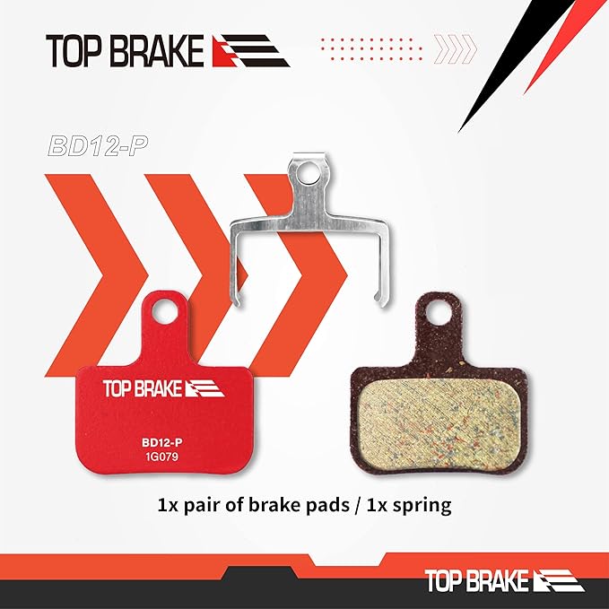 TOP BRAKE Disc Bike Brake Pads Compatible with SRAM Level Ultimate/T/TL/TLM B1, Force eTap AXS, Red eTap AXS (Gen. 2) | MTB eMTB Gravel Cross-Country(XC) Racing Trail
