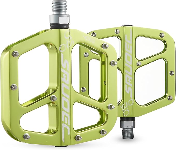 Lightweight Bike Pedals - Non-Slip Mountain and Road Bicycle Pedals for BMX