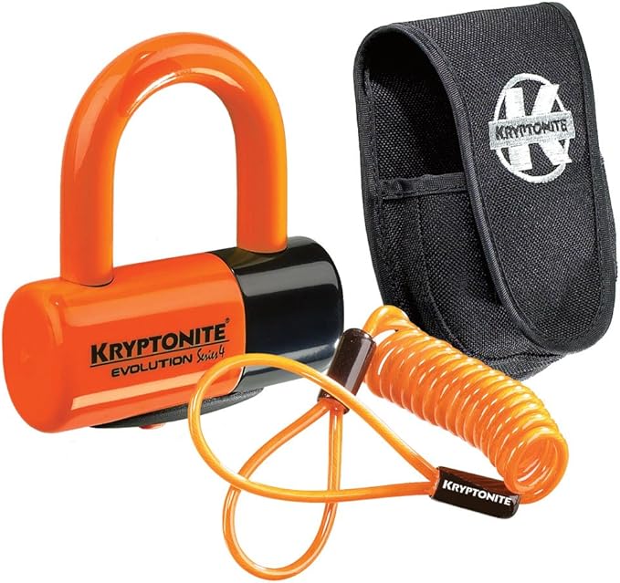 Kryptonite Series 4 Bicycle Disc Lock Premium Pack Bike Lock