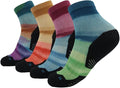 HUSO Unisex Digital Printed Athletic Quarter Running Socks 2,3,4,6,11 Pairs