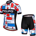 Hotlion Men's Cycling Jersey Set Summer Cycling Clothing Suit Pro Team Bike Clothes Road Biking Outfits Bicycle Kit for Men
