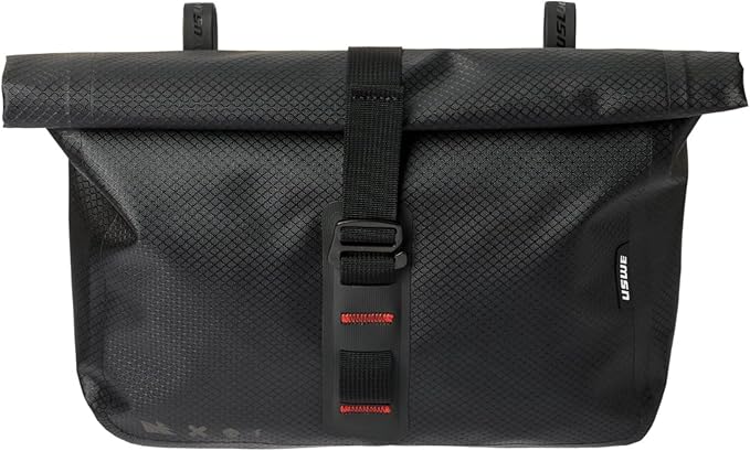 USWE Handlebar Bag for bicycles, Waterproof Bicycle Front Bag Frame Storage Bag Pouch Mountain Road Bikes for Racing, MTB, E-MTB or Gravel, Cycling Accessories Bikepacking bags, 3.5L Capacity