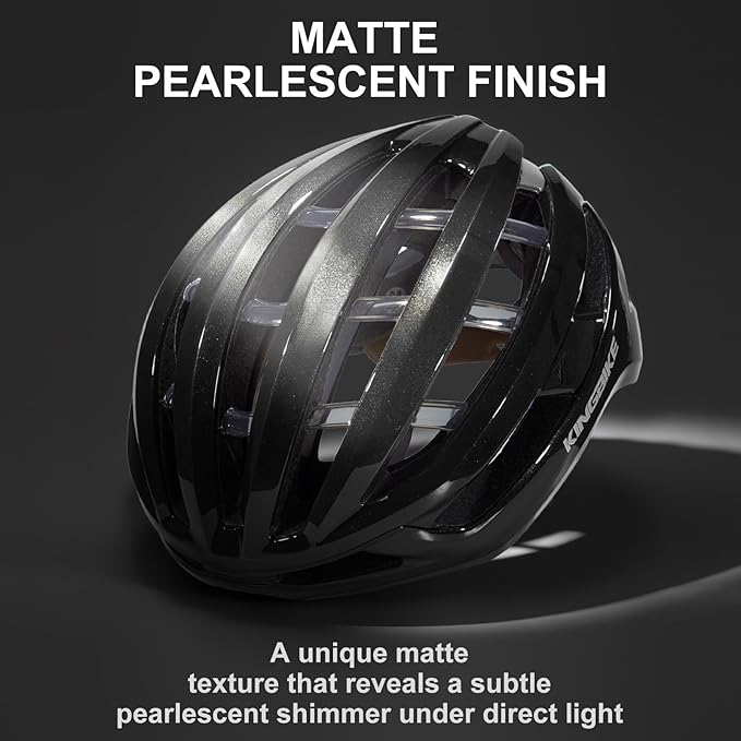 KINGBIKE Bike Helmet for Adult Men Women Youth Road Commute Mountain Cycling Helmets with Replaceable Padding Lightweight 2 Sizes 20.4"-24"(52-61cm)