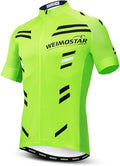 Men's Cycling Jersey Short Sleeve Bike Shirts Bicycle Jacket with Pockets