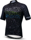 JPOJPO USA Cycling Jersey Men Road Bike Shirt Summer Biking Tops Short Sleeve Bicycle Clothes Cycle Wear Breathable
