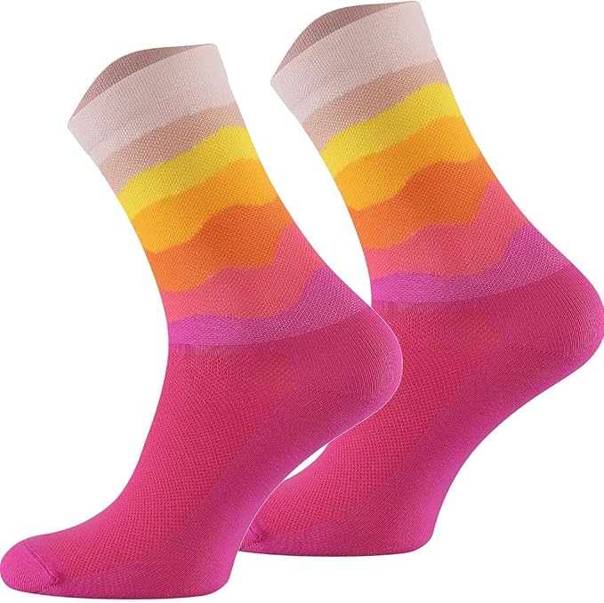 TODO PRO Cycling Socks - Breathable Bike Socks for Men and Women