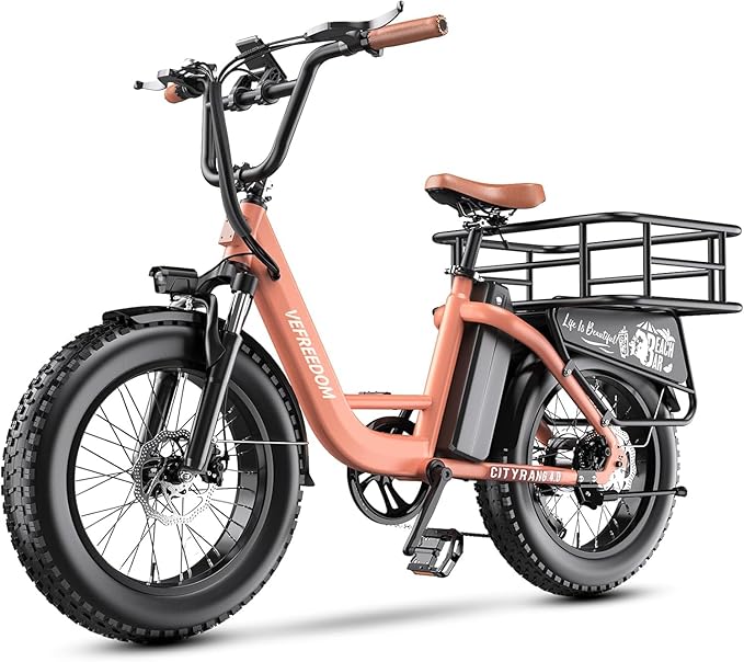 EUY Electric Bike for Adults with Peak 1500W Motor, 48V 20Ah Removable Battery Fast Ebike,Max 70Miles & 30MPH,20" x4.0 Fat Tire Commuting Electric Mountain Bike,7-Speed, Step-Thru Bicycle