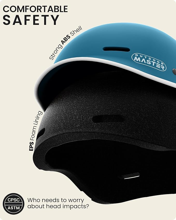 OutdoorMaster Bike Helmet for Adults,Adjustable Cycling Helmet for Men & Women - Safety Certified for Bicycle Skateboard Road Bike Skating Roller Commuting Helmet