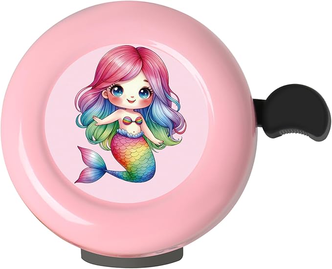Kids Bike Bell for Little Girls, Pink Handlebar Ring Bell for Toddlers, Universal Bicycle Bell for Scooter, Tricycle, Balance Bike