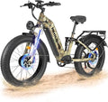 PHILODO Electric-Bike for Adults, Dual-Motor-Ebike Hunting-Ebike 5000W, 60V 32AH Long Range Dirtbike, Fat-Tire-Electric-Bicycle, Full Suspension for Off-Road Snow Sand