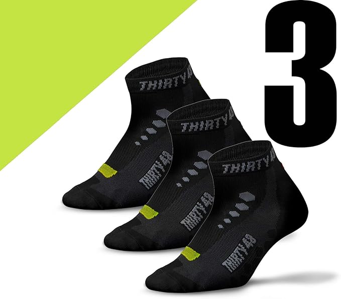 Thirty48 Low Cut Cycling Socks for Men and Women | Unisex Breathable Sport Socks