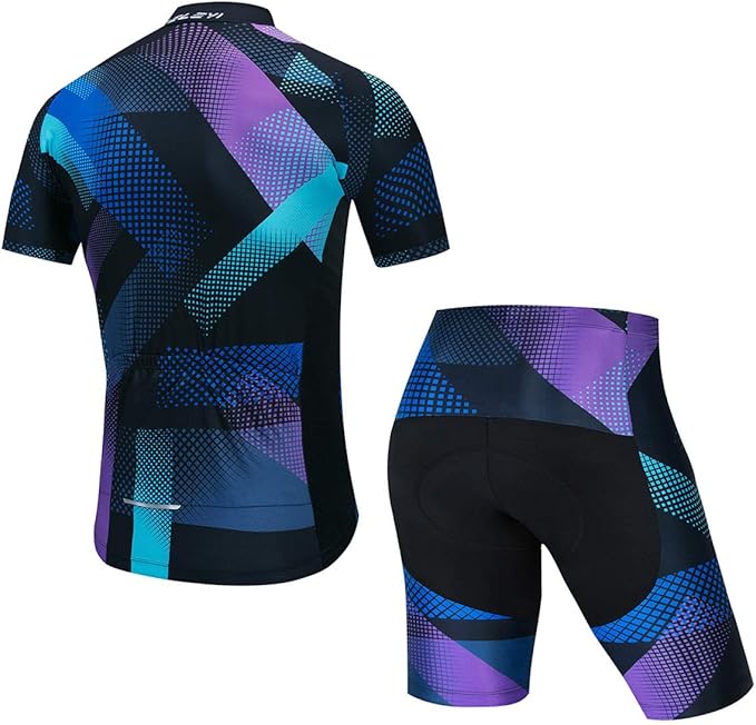 Cycling Jerseys Sets Short Sleeve Bike Clothing Suits Bicycle top Men MTB Jersey Breathable Summer