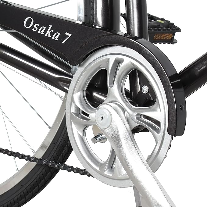 Tracer Osaka Hybrid Bikes, Steel Frame, Shimano Nexus Inter 3/7 Speed, Brown Seat Brown Grips, Road Bike, City Bike, Multiple Colors