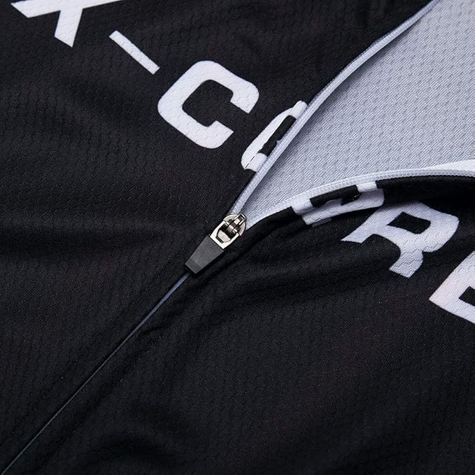 Men's Cycling Bike Jersey Short Sleeve Biking Shirt with 3 Rear Pockets + Zipper Pocket Breathable Quick Dry Bicycle Jersey