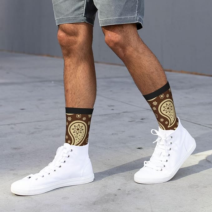 Crew Athletic Socks Funny Crazy Casual Sports Novelty Dress Socks for Women Men Running Hiking