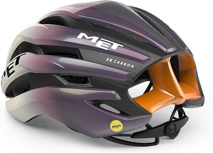 MET Trenta 3K Carbon MIPS Road Bike Helmet | Aerodynamic Racing Helmet for Adults, Carbon Fiber Construction, MIPS AIR Tech, Sunglasses Port