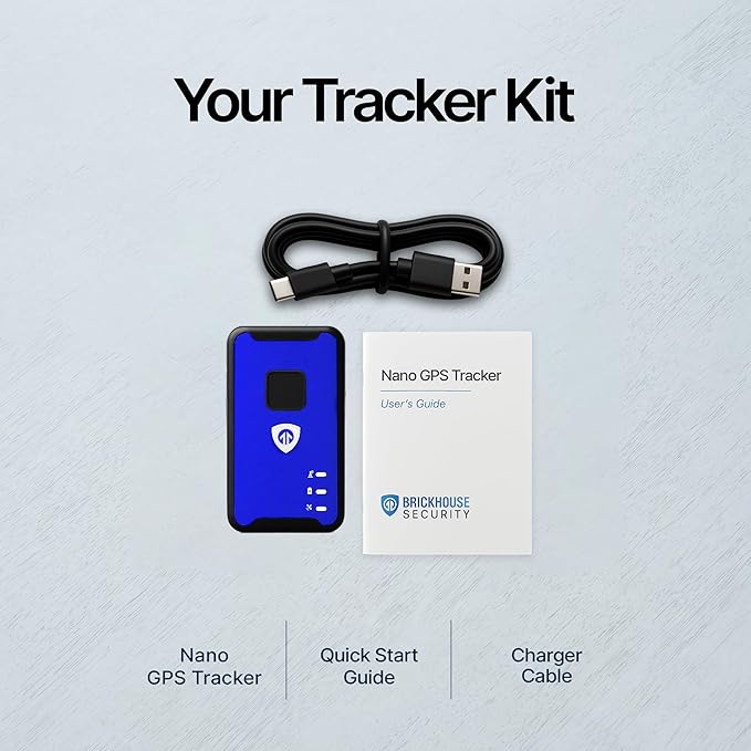 Brickhouse Security Spark Nano 7 GPS Tracker for Vehicles - Covert Car Tracker Device and Fleet GPS Tracker - GPS Tracking Device with App and 4G LTE Coverage in North America - Subscription Required