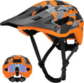 Favoto Adult Mountain Bike Helmet for Men & Women, Magnetic Buckle MTB Helmet with Removable Visor, Lightweight for Commuting & Off-Road Cycling