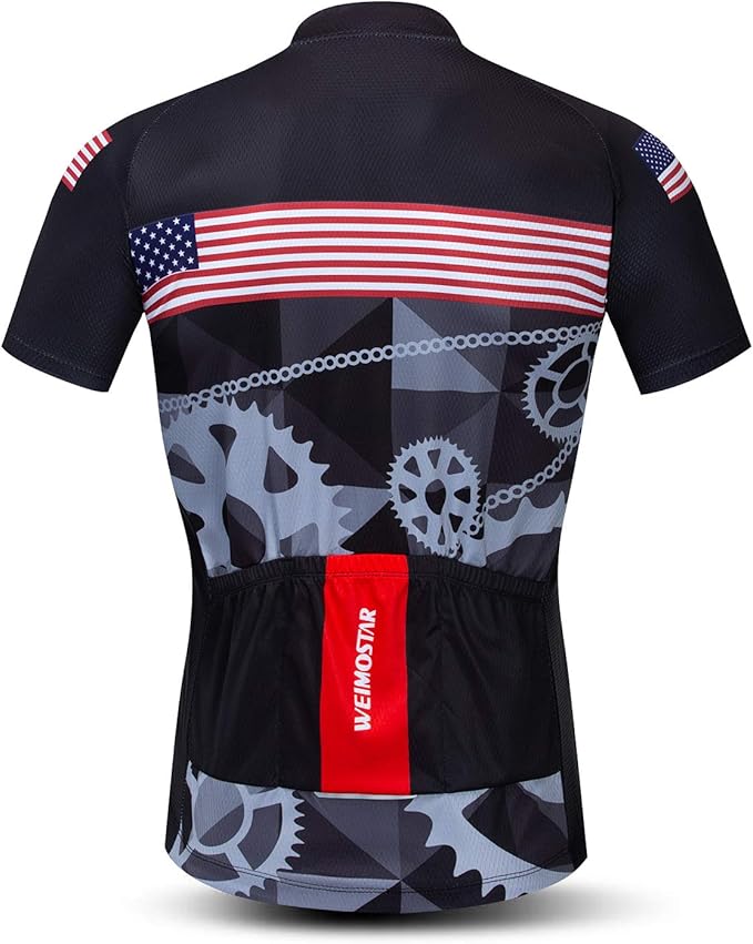 Men's Cycling Jerseys Summer Breathable Bicycle Shirts for Male Riding Clothing Quick Dry MTB Jersey