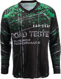 PSPORT Men's Motocross Jersey Long Sleeve Motocross Shirt Men Mountain Dirt Bike Jersey Downhill Riding Racing Clothing Tops