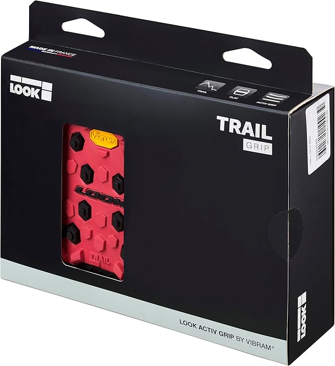 LOOK Cycle - Geo Trail Grip Bike Pedals - Flat Pedals - MTB Bike Pedal - Black, Red, Lime, Camo