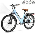 Aelith 26" Electric Bike for Adults – Powerful 1000W Motor, 48V Removable Battery, 7-Speed, Front Suspension & LCD Display – Commuter and Mountain EBike for Women