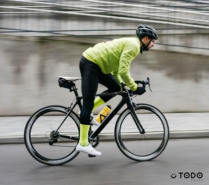 TODO PRO Cycling Socks - Breathable Bike Socks for Men and Women
