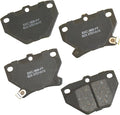 Bendix Premium SBC823 Ceramic Rear Brake Pads for Pontiac Vibe 2006-2003, Toyota Celica 2005-2000, Corolla 2006-2005, Matrix 2007-2003