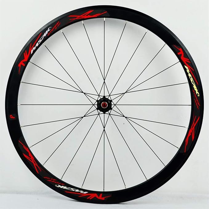 Carbon Fiber 700C Road Bikes Wheelset 40mm Aluminum Rim Front + Rear Wheel C/V Brake Quick Release 7 8 9 1011 Speed Matte