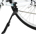 BV Rear Bike Stand for 24"-28" Bikes - Adjustable Bike Kickstand for Adult Bike with 8 Height Levels, Non-Slip Foot & Clamp Grip - Weather-Resistant Aluminum Alloy Bicycle Stand for Road, Mountain BMX