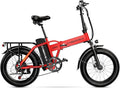 Aelith Folding Electric Bike for Adults – 1000W Motor, 20"x3" Fat Tire, 48V Removable Battery, All-Terrain E-Bike with 7-Speed, Front Suspension – Powerful Foldable Ebike for Commuter