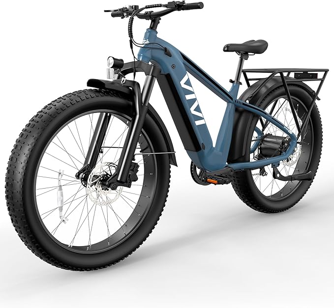 Vivi ACE01 Electric Bike for Adults,26" x 4.0 Fat Tire Ebike,1500W Peak Motor Torque Sensor Electric Mountain Bike,25MPH Electric Bicycle with 48V 15AH Battery,Hydraulic Brake,SGS Certified to UL2849