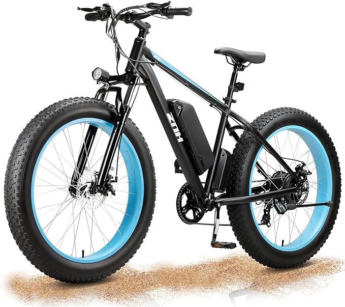 ZNH Electric Bike for Adults, 1000W Peak Motor 28MPH Mountain Ebike, 48V 13Ah Removable Battery Up to 65 Miles, 26" Electric Bicycle with 21-Speed Gear & Front Suspension, UL 2849 Certified