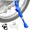 Kickstand for Kids Bike,Upgraded Adjustable Kids Bike Kickstand for 14 16 18 20 22 Inch Kids Bike,Aluminum Alloy Easy Install Universal Rear Kids Bicycle Kick Stand.(blue)