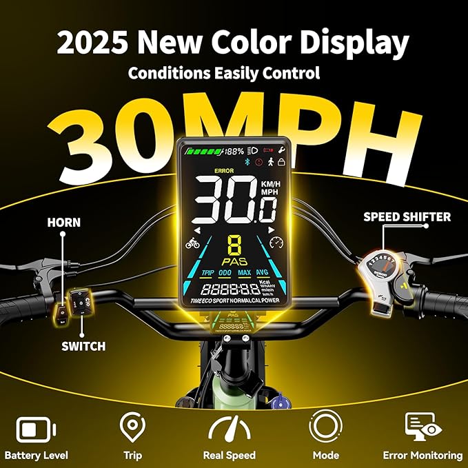 Jasion X-Hunter ST/PRO Foldable Electric Bike for Adults with 20'' Fat Tire,Up to 71-80 Miles Range Ebike,1800W/1400W Peak Motor,30+MPH E Bike,Full Suspension&Dual Hydraulic Disc Brakes Bicycles