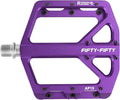 FIFTY-FIFTY Mountain Bike Pedals, Non-Slip and Aluminum Alloy Bicycle Flat Pedals, 9/16" Sealed Bearing, Lightweight and Wide Platform for All Mountain, Enduro, Downhill, E-Bike, MTB