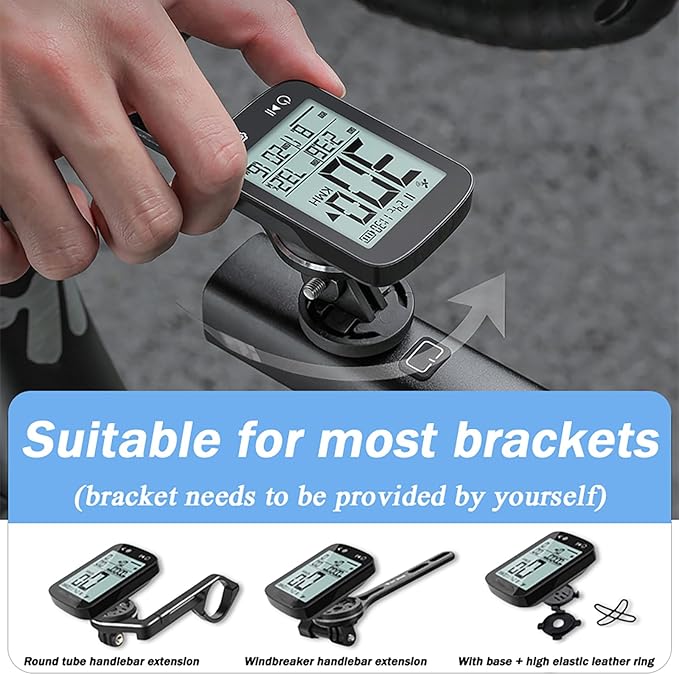 Bike Computer for Trek Domane AL 5 Gen 3 2023, Water-Resistant Wireless GPS Bike Computer Auto Backlight Cycling Computer with Speedometer, Odometer for Road Bike, MTB