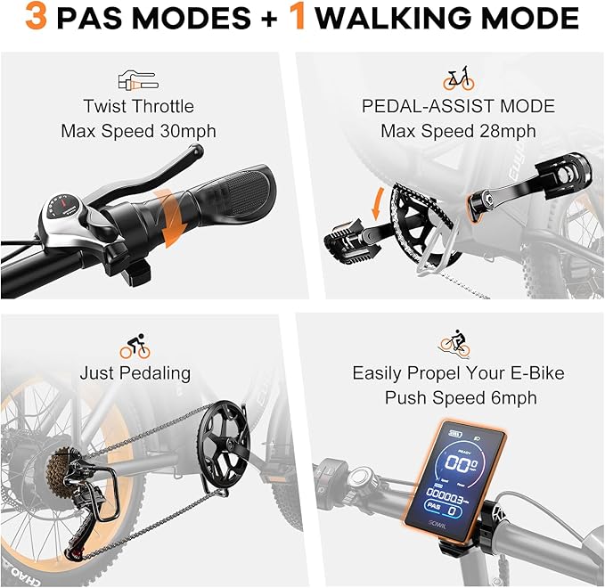 1000W Folding Electric Bike,48V 20AH Removable Battery E Bike,30+MPH,80 Miles Max Range Electric Bike for Adults,20" Fat Tire Foldable ebike,Adult Electric Bicycle for Commute Beach Snow